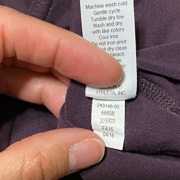 Athlete Women’s Yoga Running Workout Loungewear Leggings, size Small Petite - Picture 6 of 6